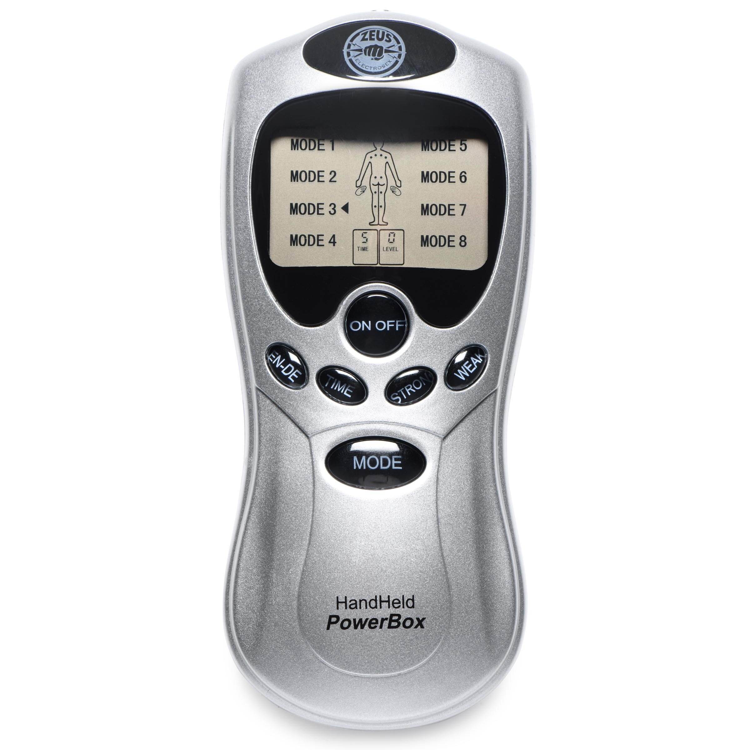 Zeus Handheld 8 Mode Power Box with Black Pads - Image 2