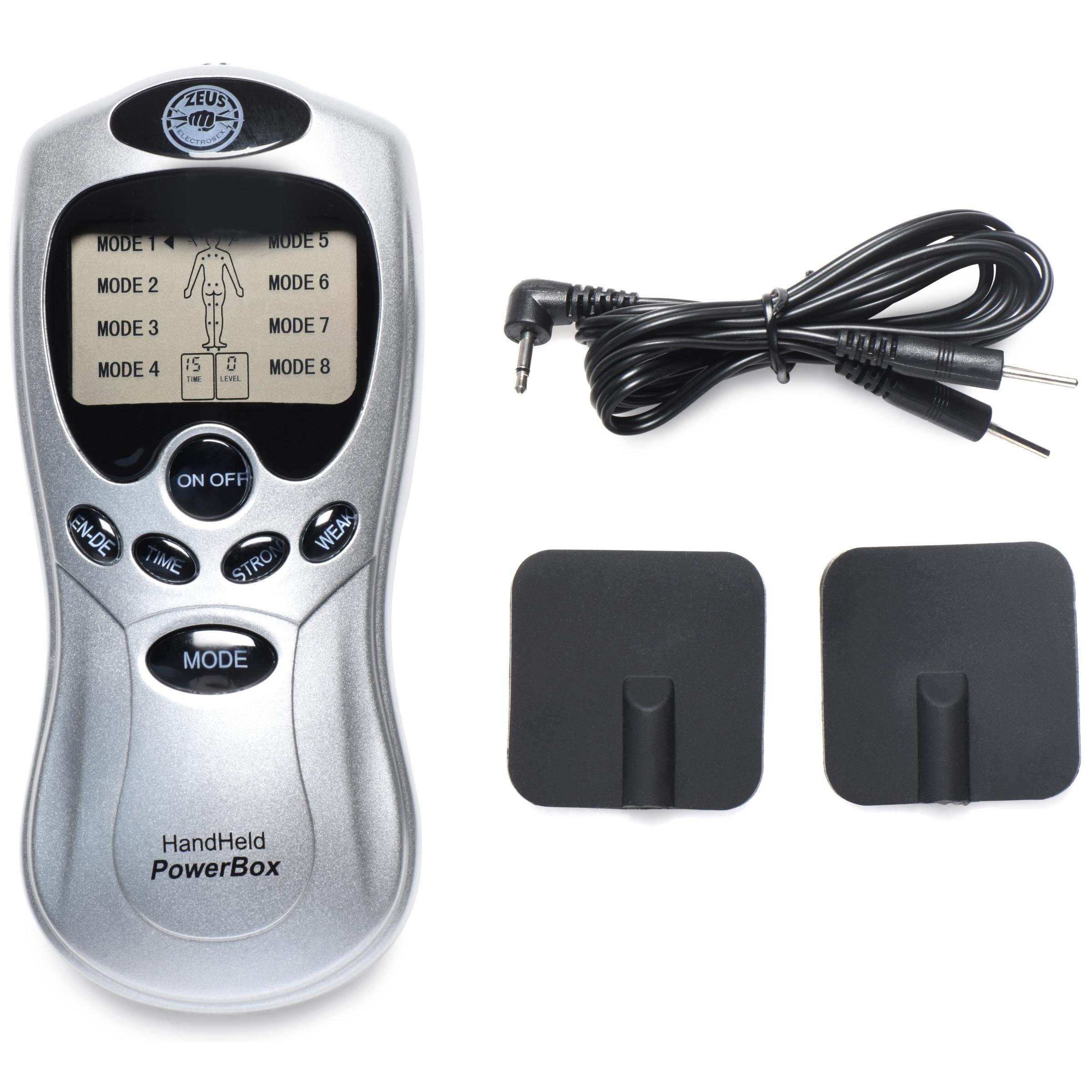 Zeus Handheld 8 Mode Power Box with Black Pads - Image 3