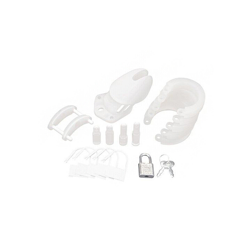 Blue Line Silicone Chastity Cage - Image 2