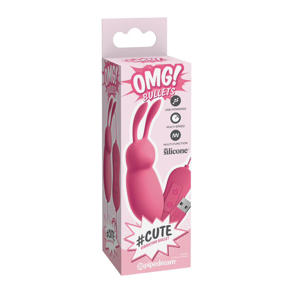 OMG Bullets Cute Vibrating Bullet Pink - Image 4