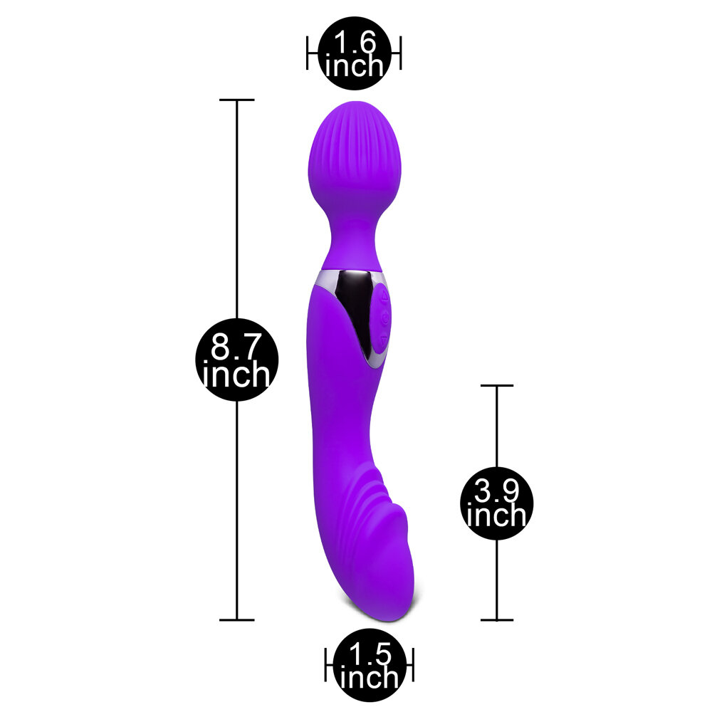 10 Speed Double Ended Wand Massager - Image 3