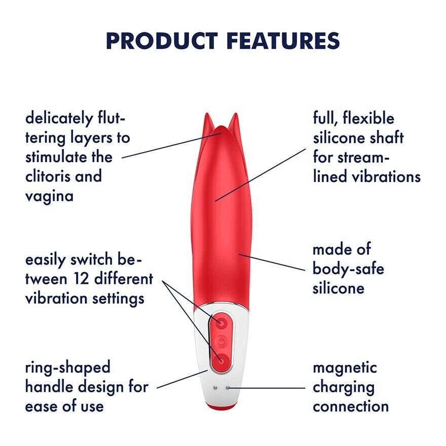 Satisfyer Power Flower Clitoral Vibrator - Image 3